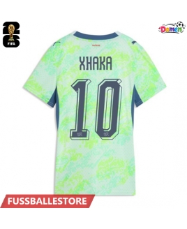 Günstige Schweiz Granit Xhaka #10 Auswärtstrikot Damen WM 2026 Kurzarm